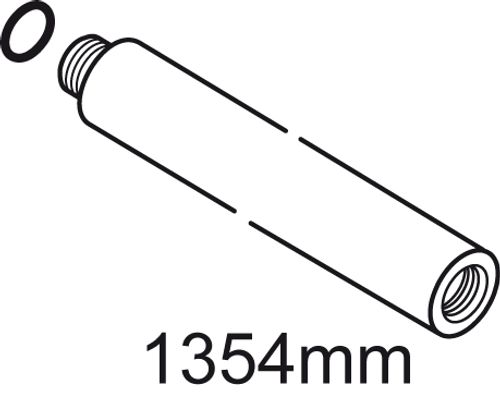 IS-Brausestange-d25-Abstand-L1354mm-Chrom-A861146AA gallery number 1